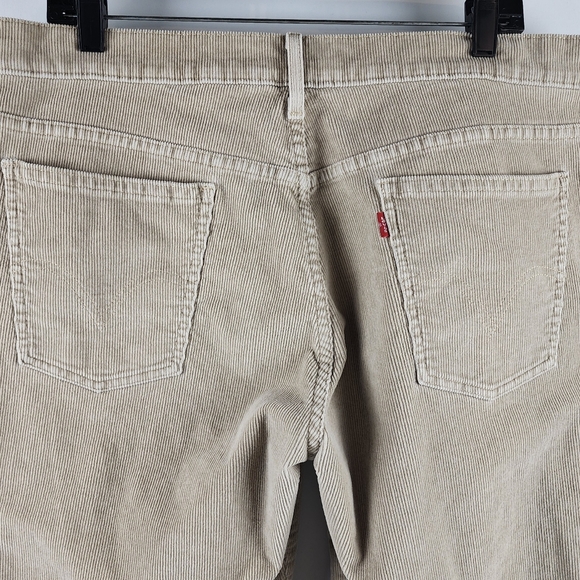 LEVIS 505 Womens Tan Corduroy Straight Leg Pants Size 16M (36x31) - Picture 8 of 8
